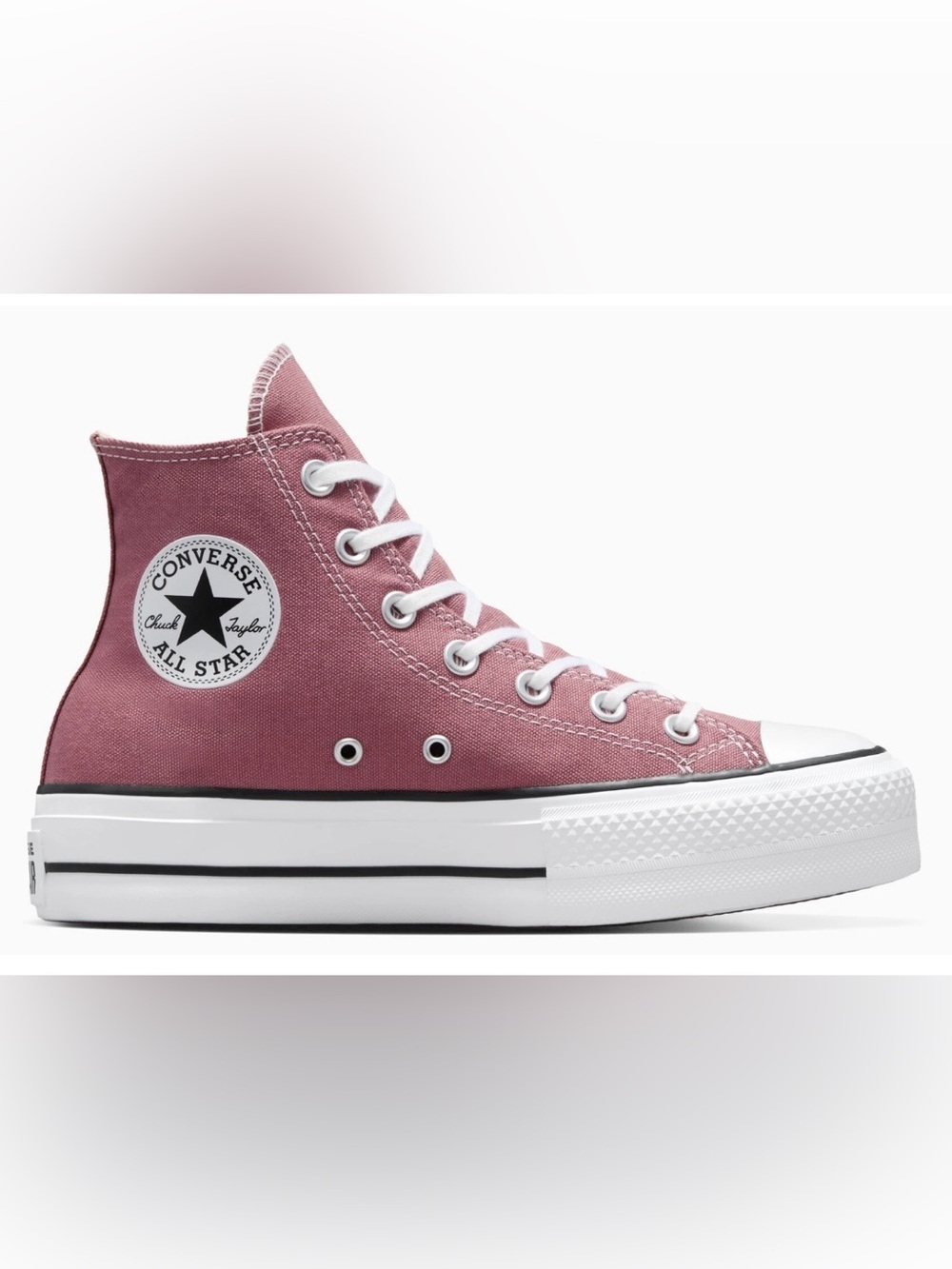 Converse Chuck Taylor All Star Lift Platform High Top, Light Saddle Pink Sz 9.5